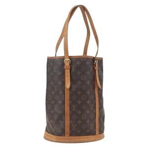 LOUIS VUITTON Monogram Bucket GM Shoulder Bag M42236 LV Auth 161071